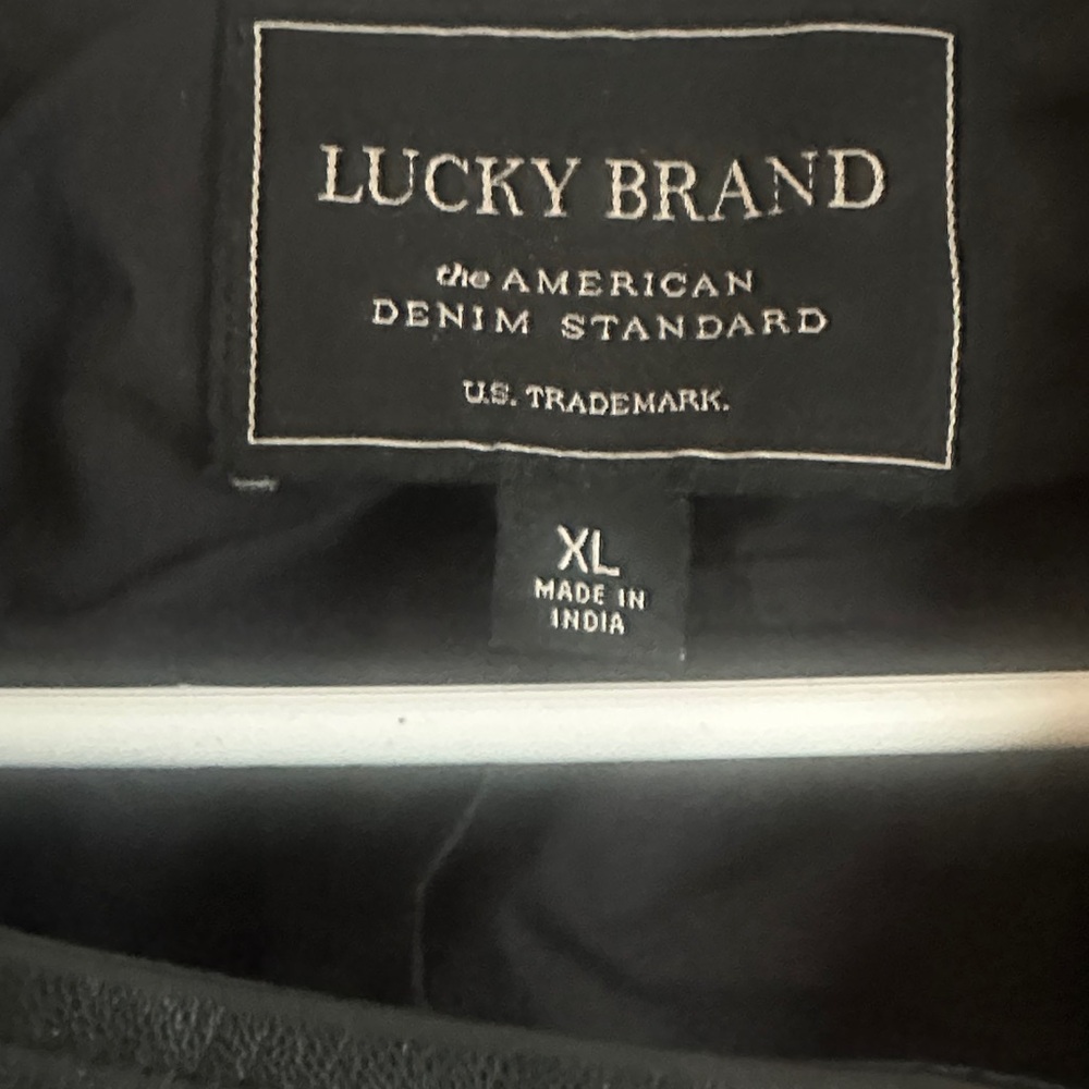 Lucky Brand Black Leather Jacket - Picture 2 of 3